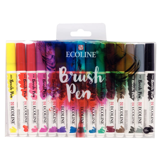 Ecoline Brush Pen Set 15pcs