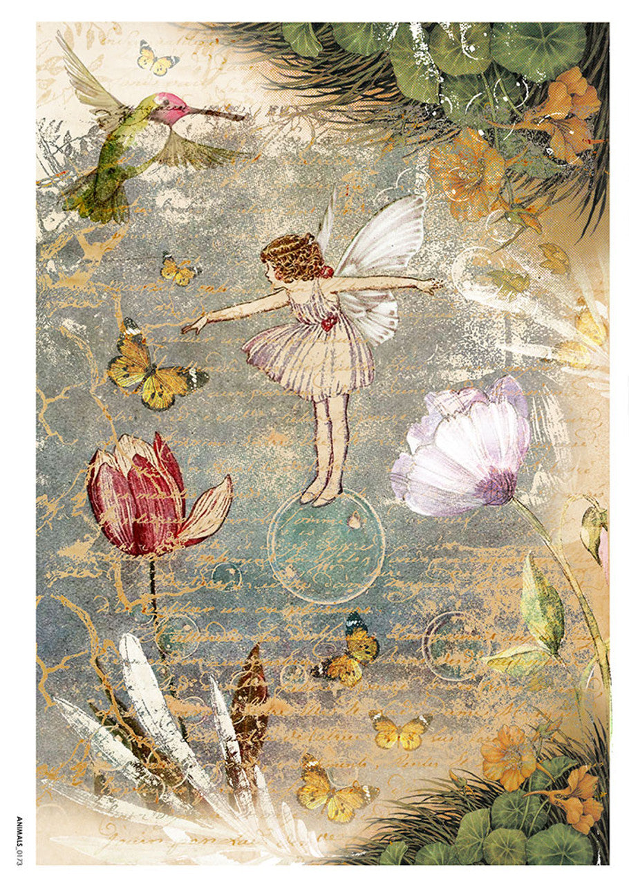 Paper Designs : Fairy on a Bubble