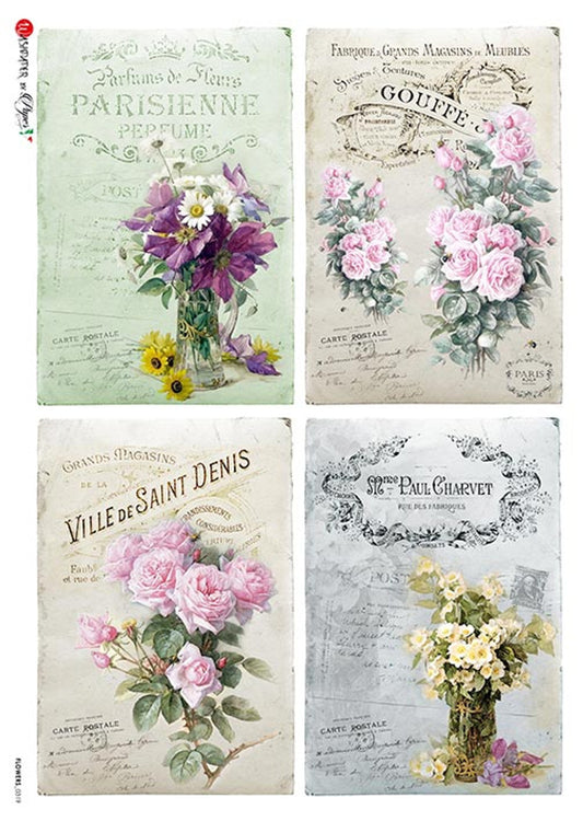 Paper Designs Flowers 0319 A4