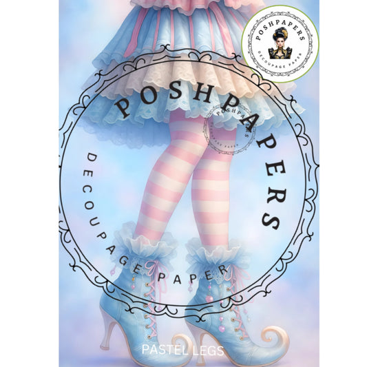 Posh Papers - Pastel Legs 53x73 cm