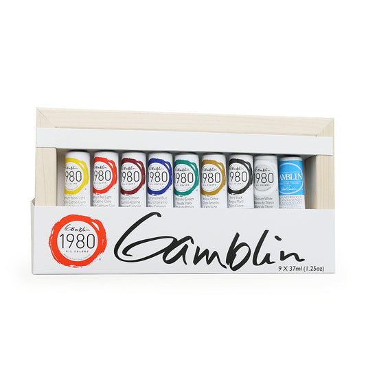 Gamblin - 1980 Oil Color Set 9 x 37 ml