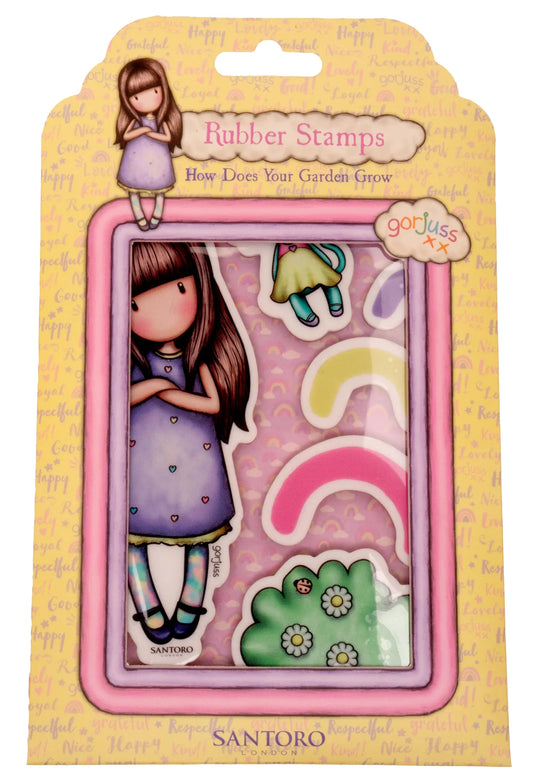Gorjuss Rubber Stamp Santoro How Does Your Garden Grow