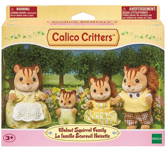 Calico Critters - Walnut Squirrel Family