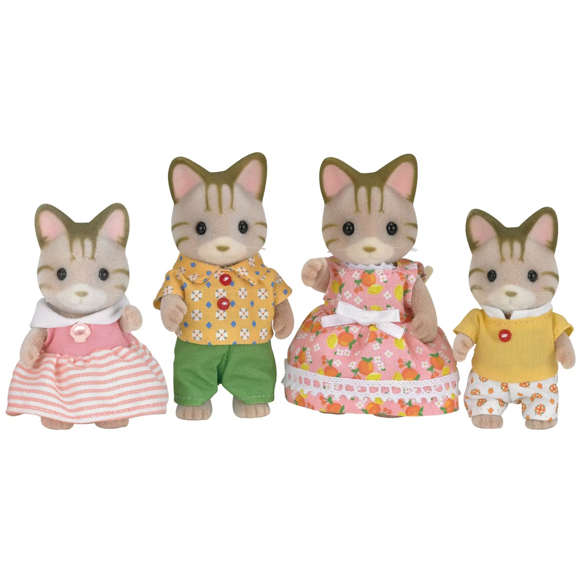 Calico Critters - Striped Cat Family