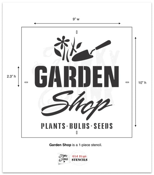 Garden Shop Stencil