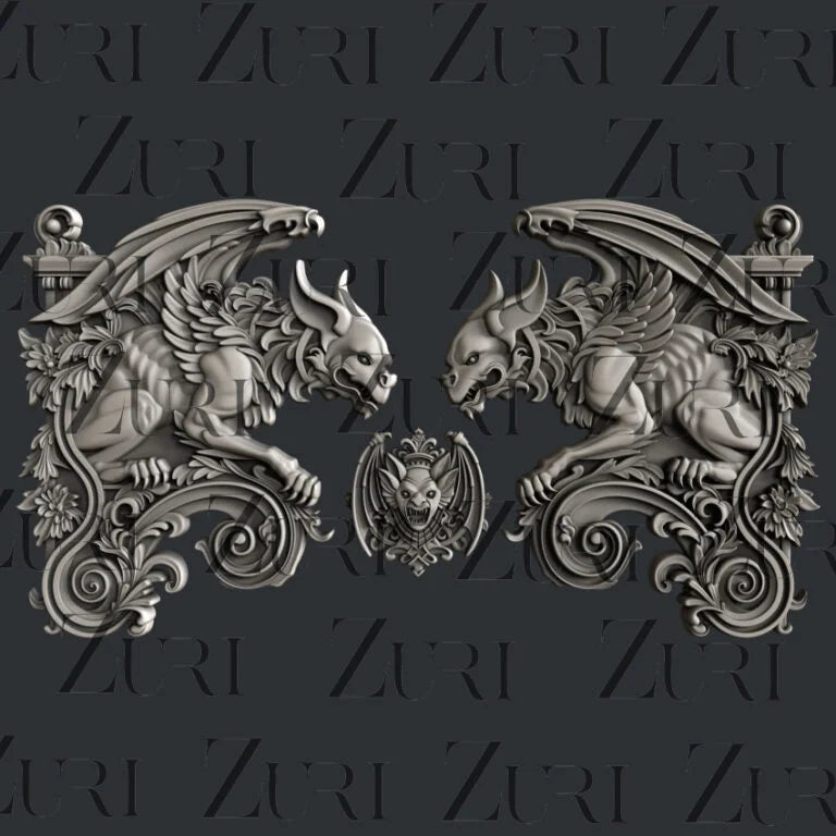 Zuri Designs Inc :  Gargoyle Set 1