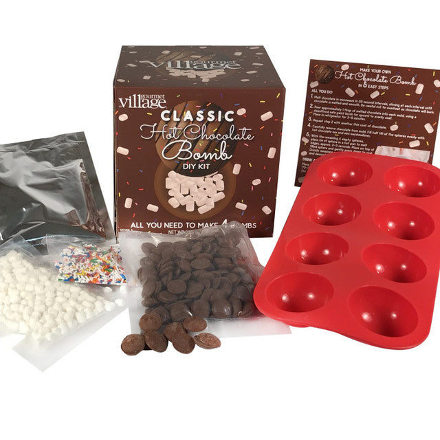 Gourmet Village : Classic Hot Chocolate Bombs DIY Kit