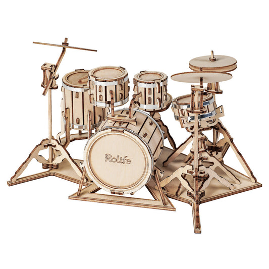 Rolife ~ 3D Wooden Puzzle ~ Drum Kit