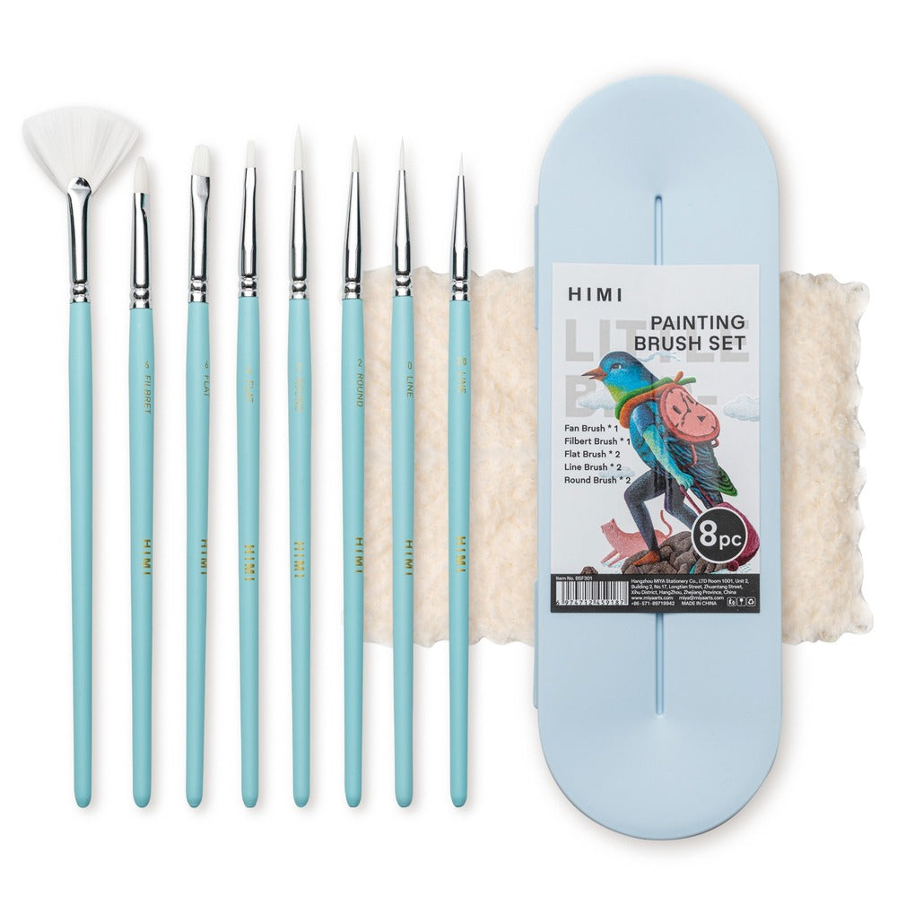 HIMI Painting Brush Set 8 pcs. Blue