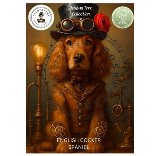 Posh Papers - English Cocker Spaniel  53x73 cm