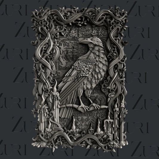 Zuri Mould - Halloween Raven