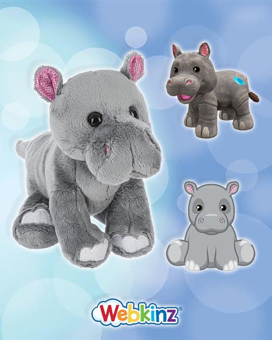 Webkinz Hippo 8.5"