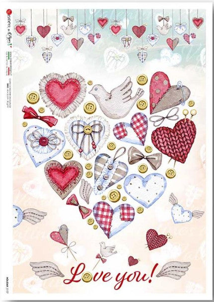 Paper Designs - Holiday 0107 A4 Rice Paper