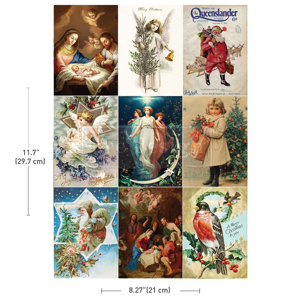 Re-Design With Prima® Middy Transfers - Holy Night A4 8.27x11.7"