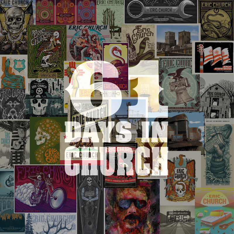 61 Days in Church Covers - Eric Church