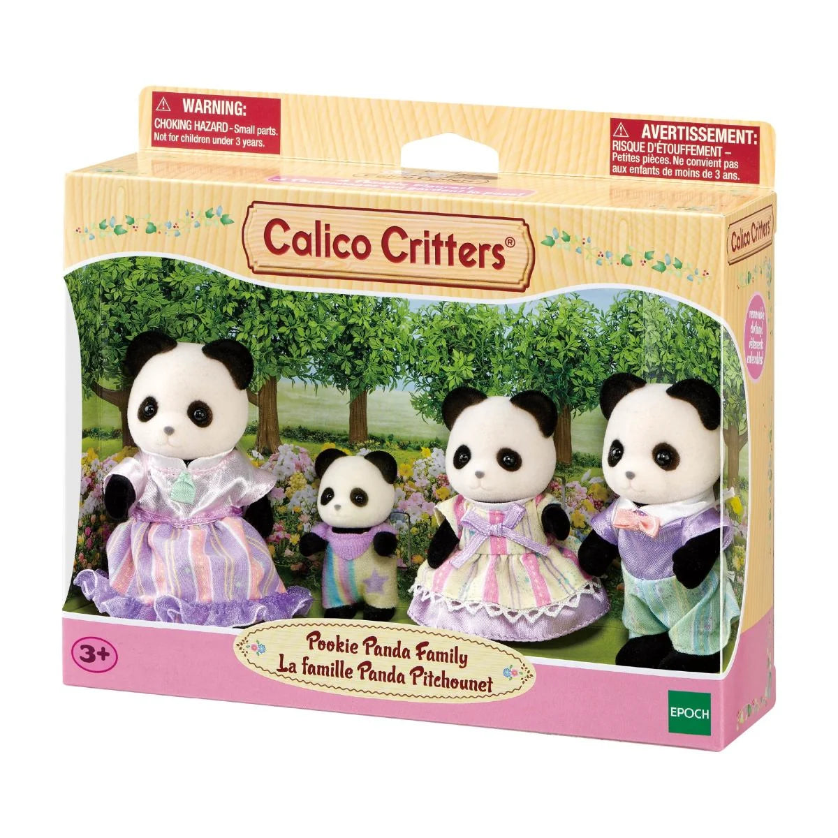 Calico Critters - Pookie Panda Family