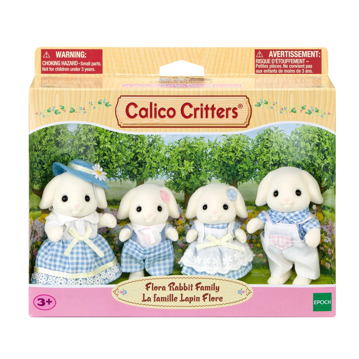 Calico Critter - Flora Rabbit Family