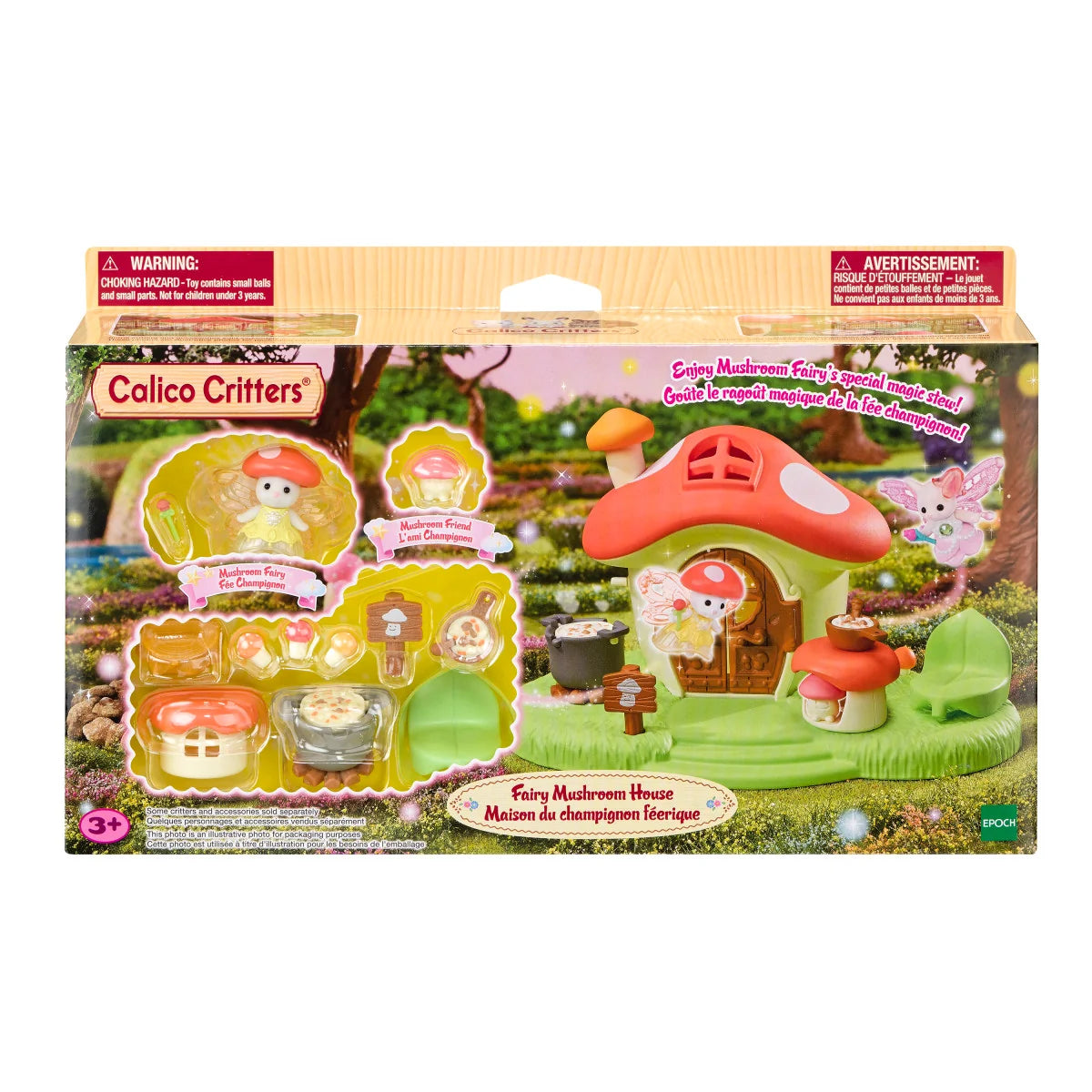 Calico Critters - Fairy Mushroom House