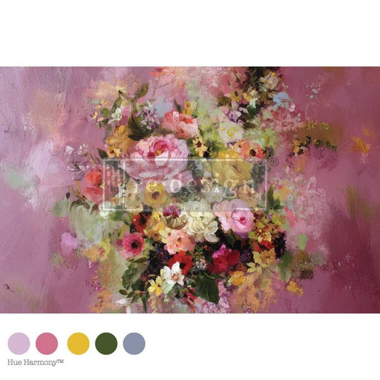 Re-Design With Prima® Decoupage Fiber - Magenta Mirage 19.5x30"