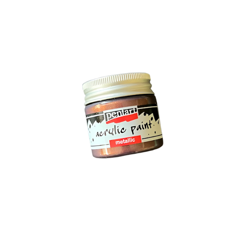 Pentart Metallic Acrylic Paints : Colour Variety 50ml