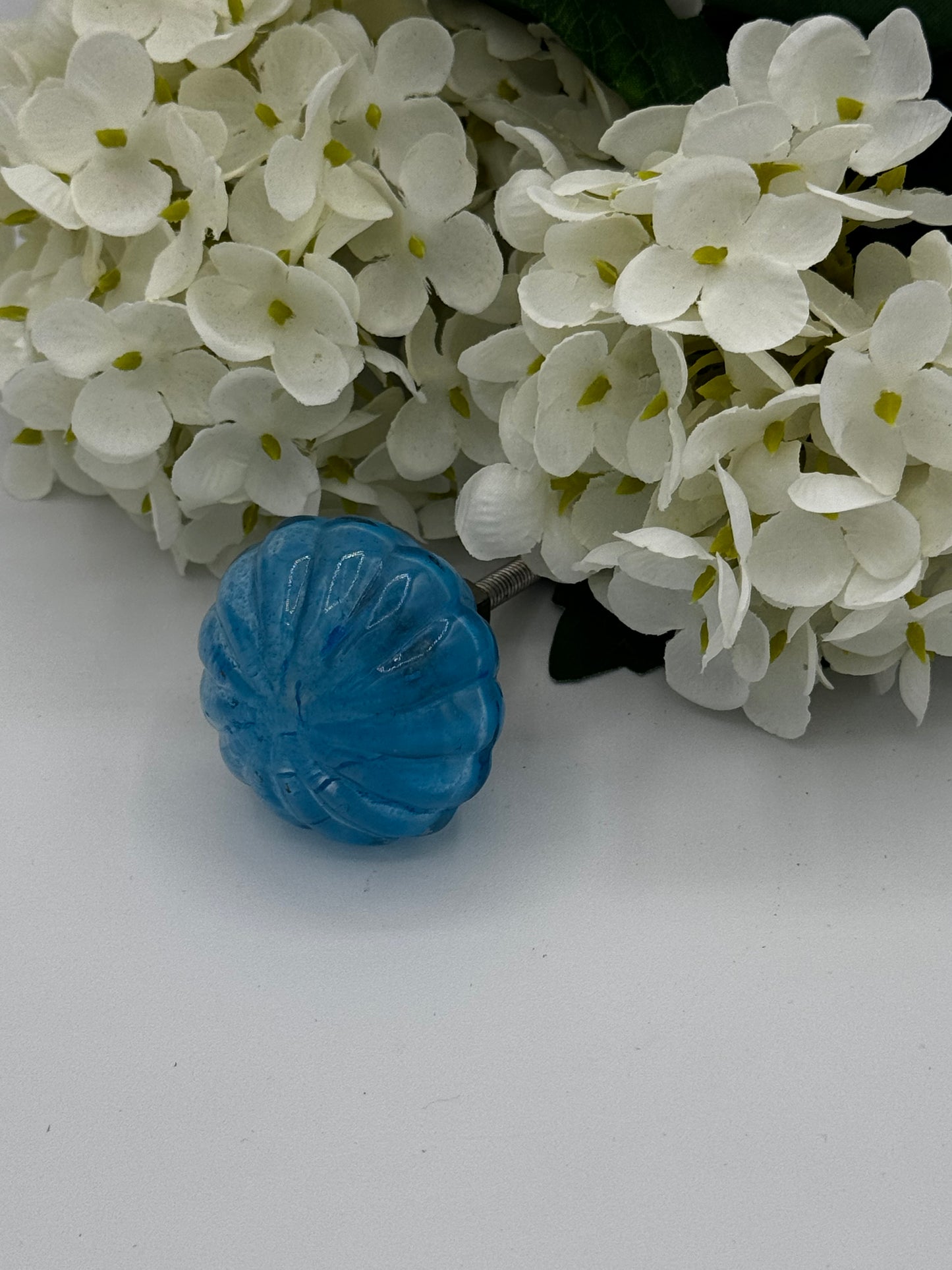 Crystal Glass Knob Ocean