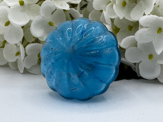 Crystal Glass Knob Ocean