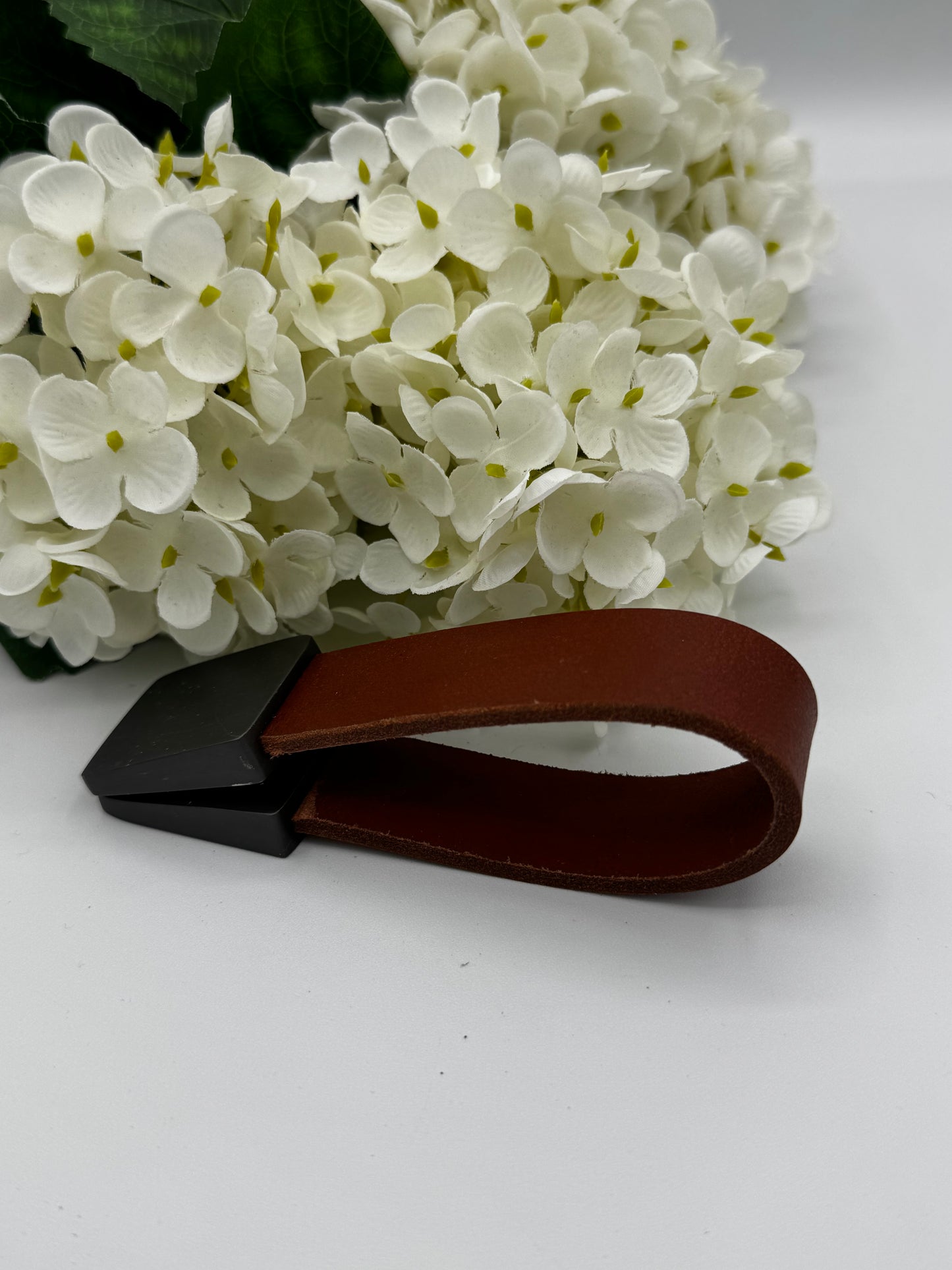 Leather Puller Gunmetal Grey