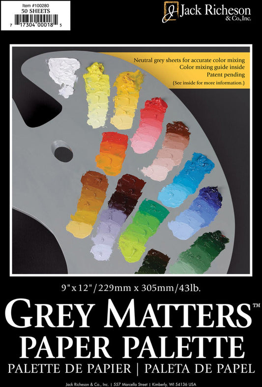 Jack Richeson & Co. - Grey Matters Paper Palette 9x12"