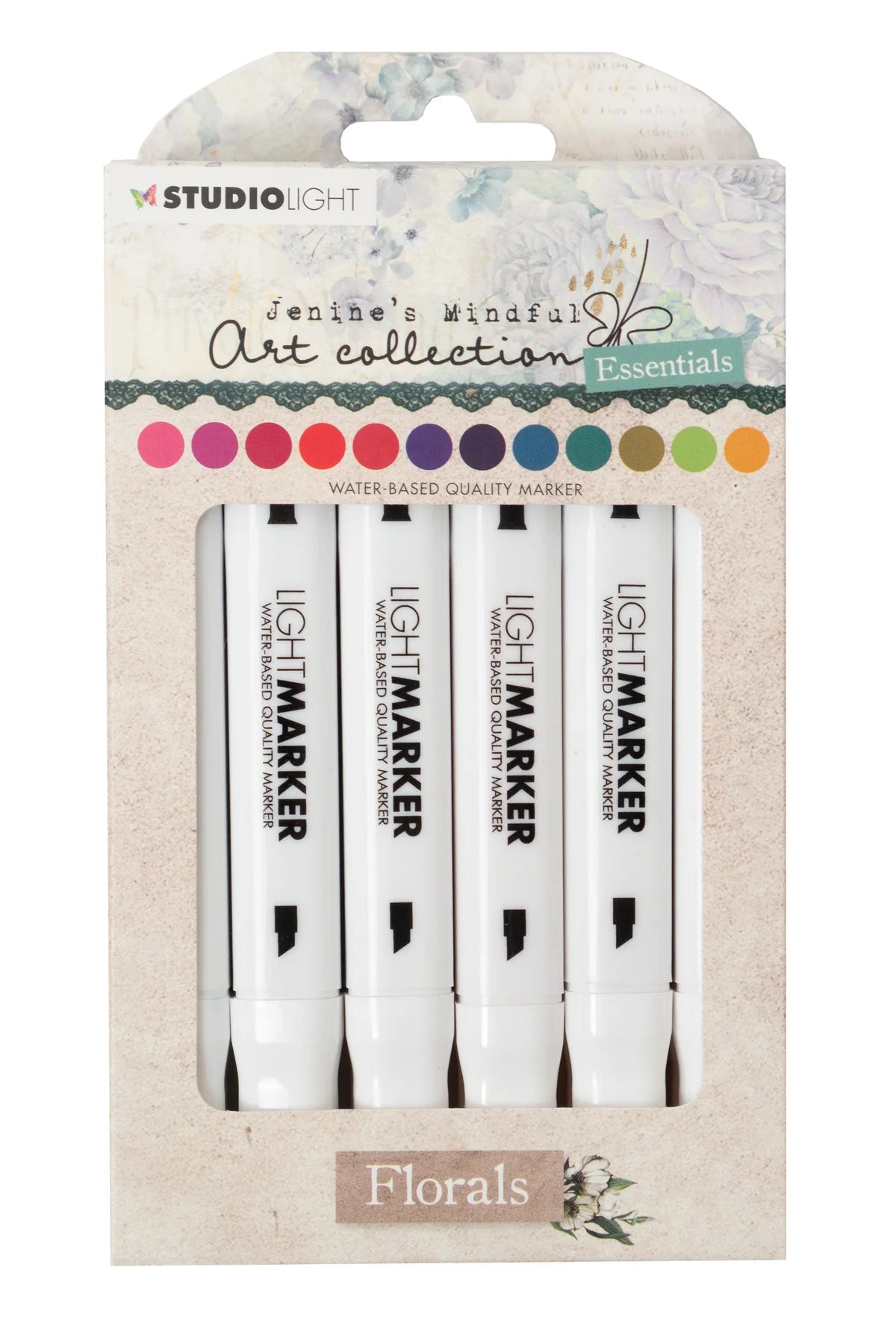 Studio Light Markers : Florals Essentials 12pc