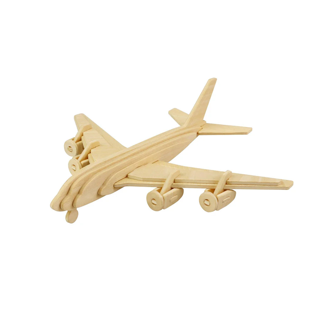 Hands Craft - 3D Wooden Puzzle ~ Civil Airplane