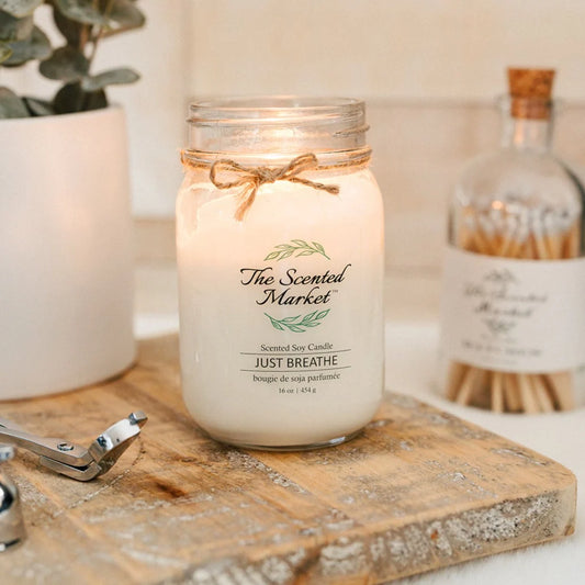 The Scent Market Just Breath Soy Wax Candle 16oz