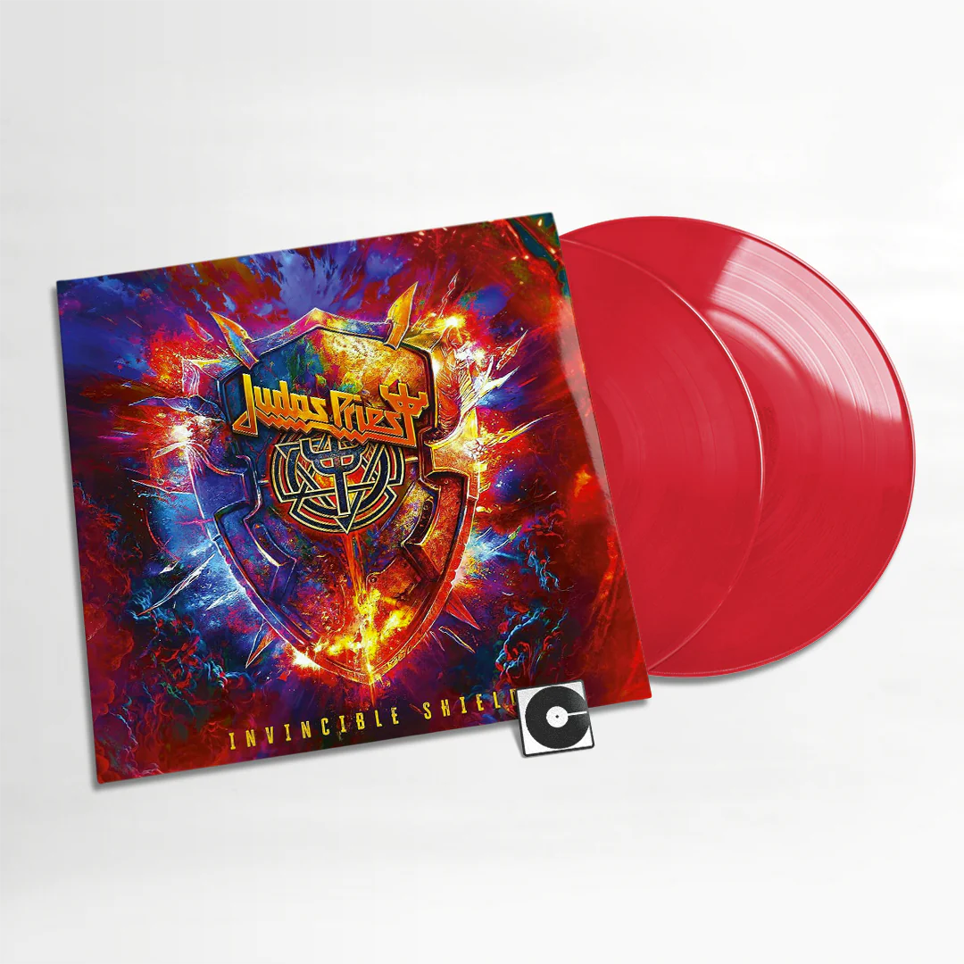 VINYL-JUDAS PRIEST INVINCIBLE SHIELD RED VINYL