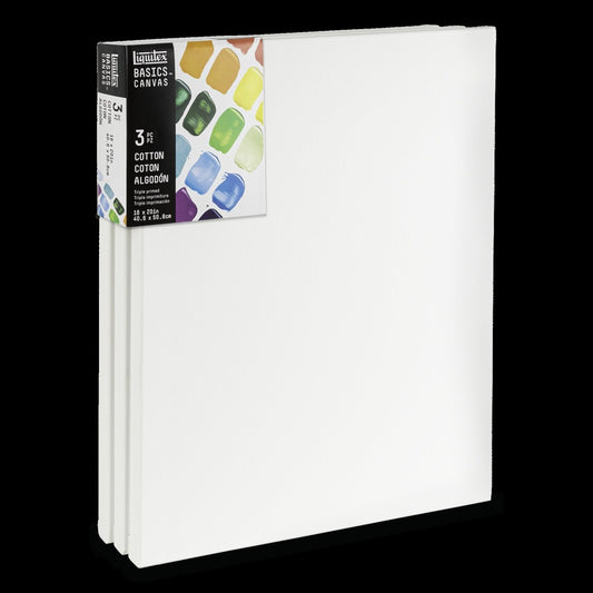 Liquitex 3 Pack 16X20 Cotton Basic Canvas