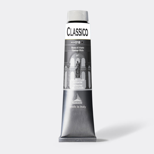 Classico Oil Paint - 018 Titanium White 200 ml
