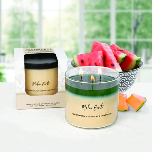 MELON BURST 3-WICK COLOR CHANGE CANDLE