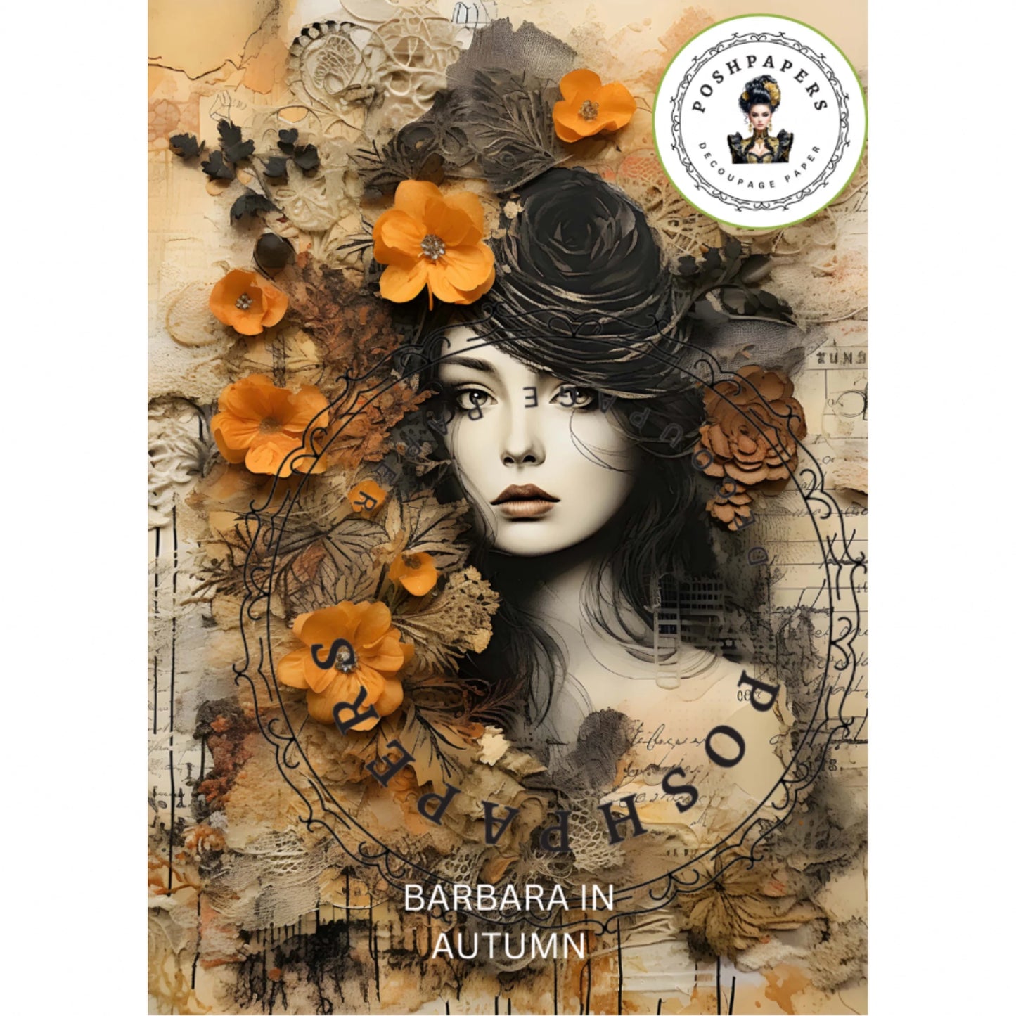 Posh Papers - Autumn Barbara 53x73 cm