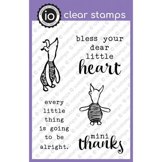 Impression Obsession : Piglet Mini Clear Stamp Set