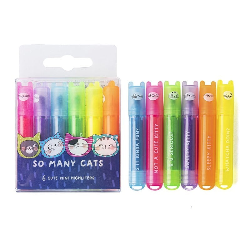 So Many Cats Scented Mini Highlighters