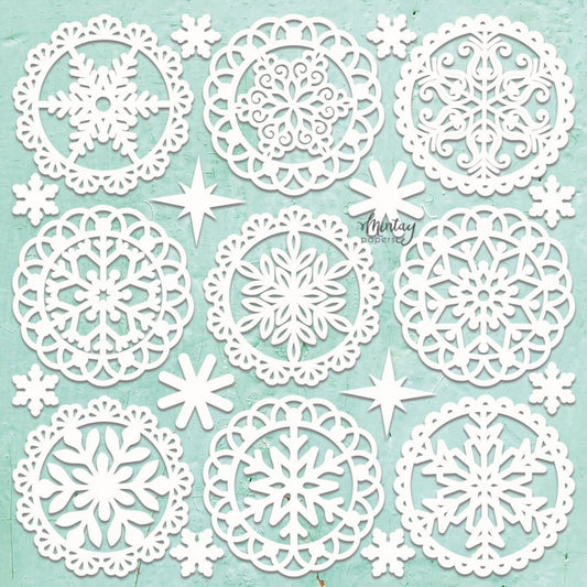 Mintay Paper - Chippies Decor : Winter Doilies