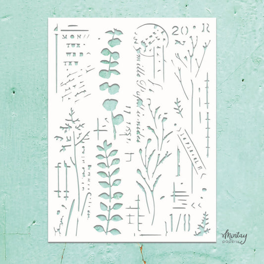 Mintay : Kreativa Stencil Mixed 9