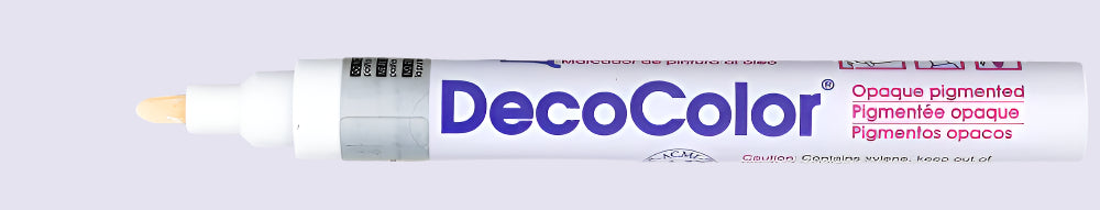 Deco Color Opaque Paint Marker Broad Line White