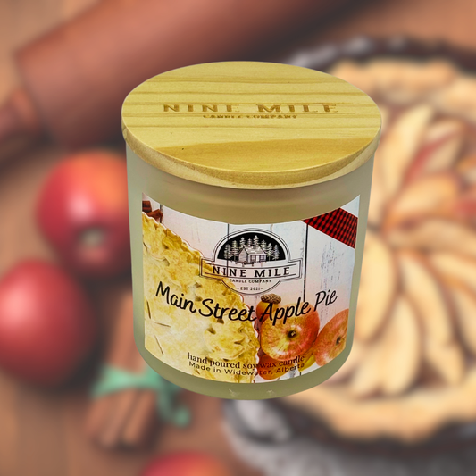 Nine Mile 14 oz Soy Candle Mainstreet Apple Pie