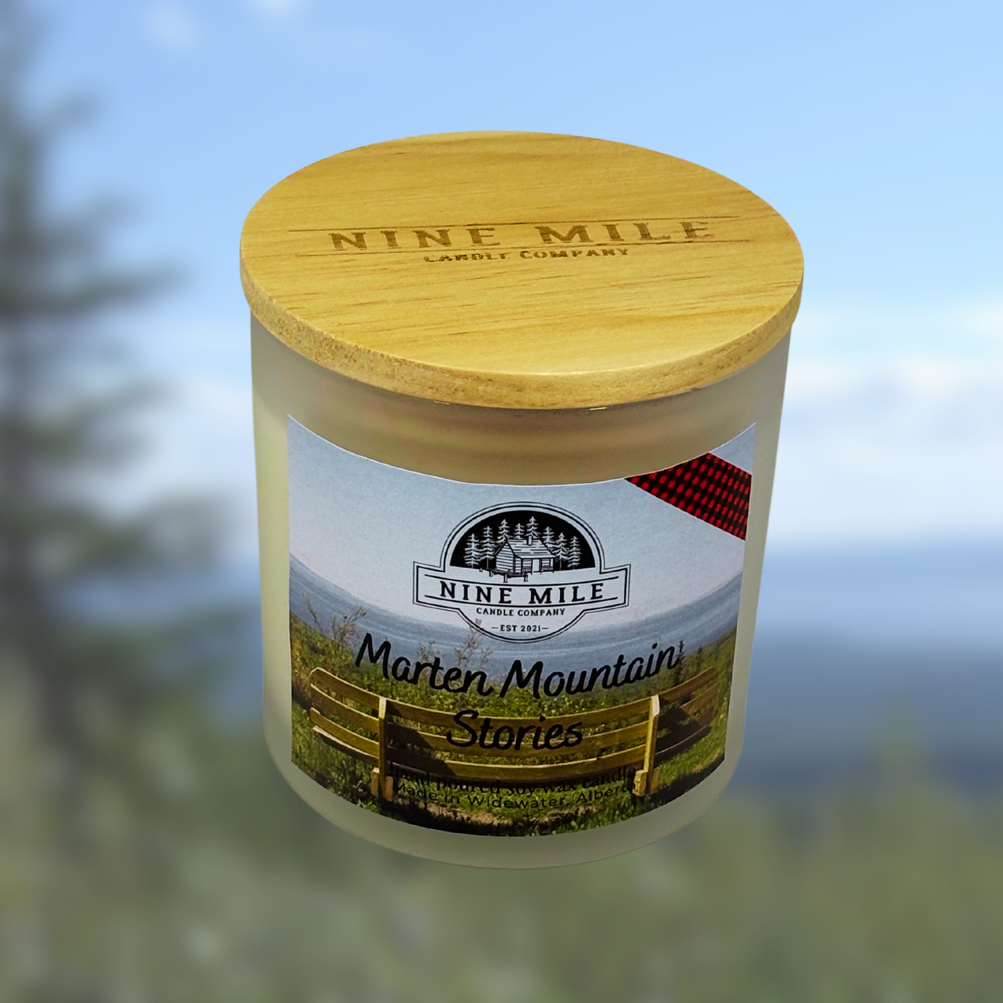 Nine Mile 14 oz Soy Candle Martin Mountain Stories