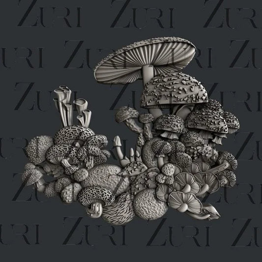 Zuri Mould Mushroom Bloom Set 5