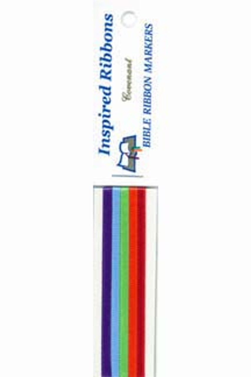 Bible Ribbon Markers - Rainbow