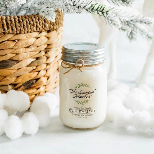 The Scent Market O'Christmas Tree Soy Wax Candle 16 oz