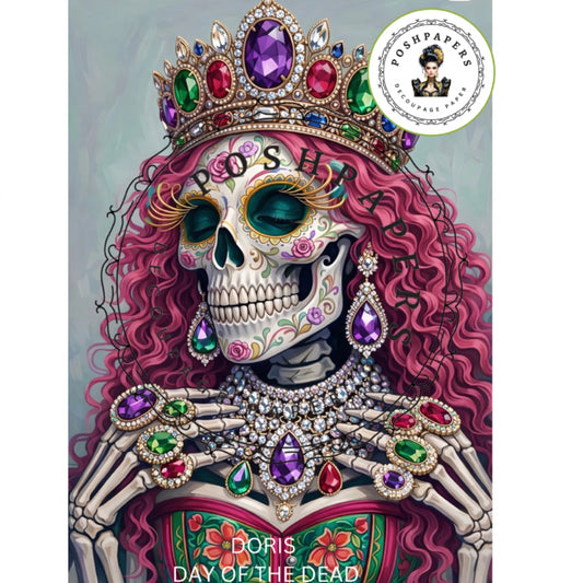 Posh Papers - Day Of The Dead Doris 53x73 cm