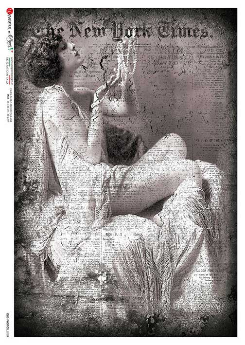 Paper Designs - Vintage Beauty A4 Rice Paper