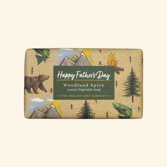 English Soap Company ~ Woodland Spice Father's Day Soap