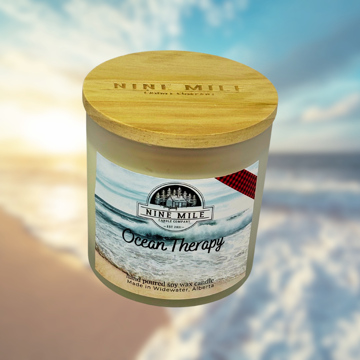 Nine Mile 14 oz Soy Candle Ocean Therapy